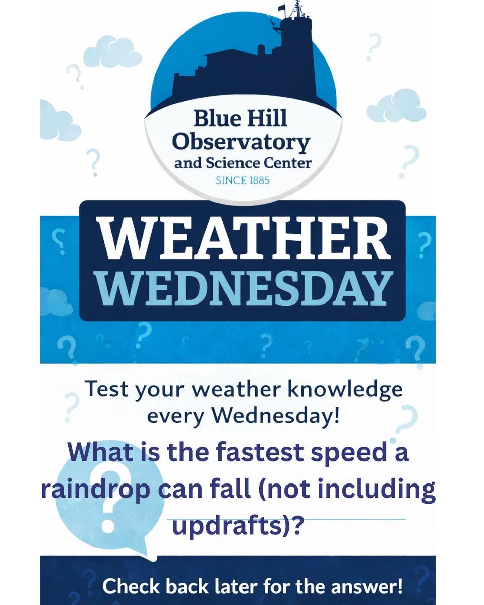 BlueHill Observatory tweet media
