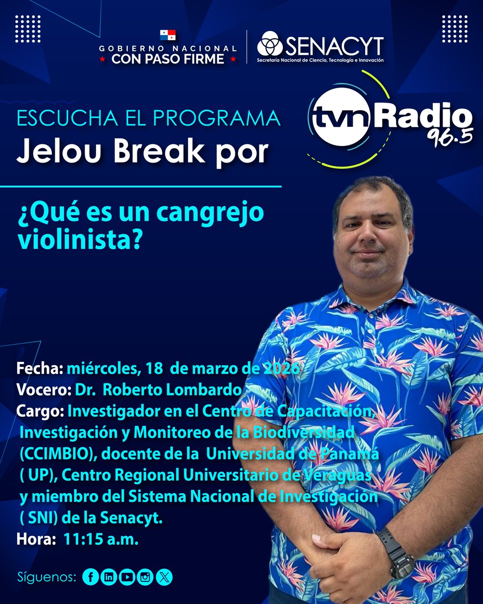 Senacyt Panamá tweet media