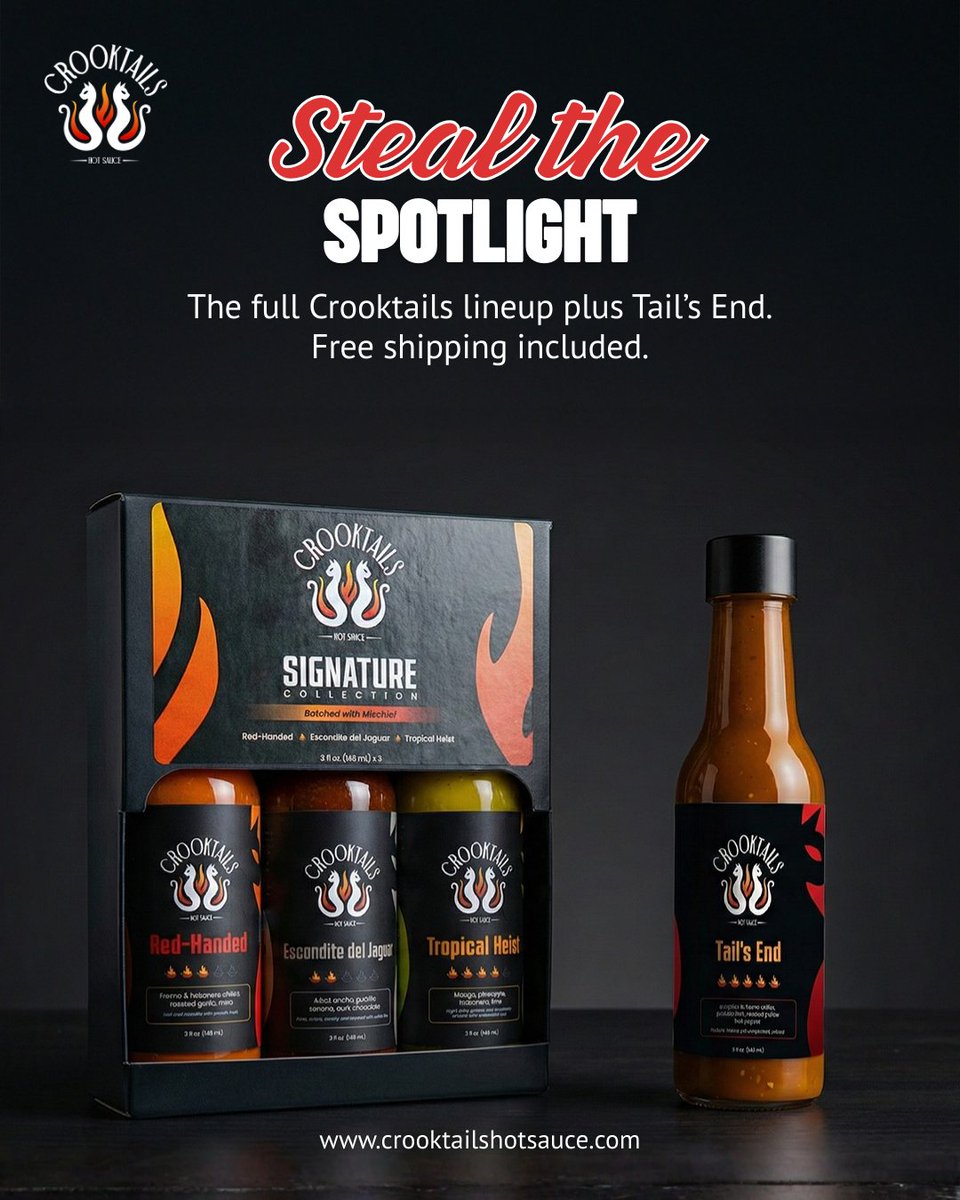 Crooktails Hot Sauce tweet media