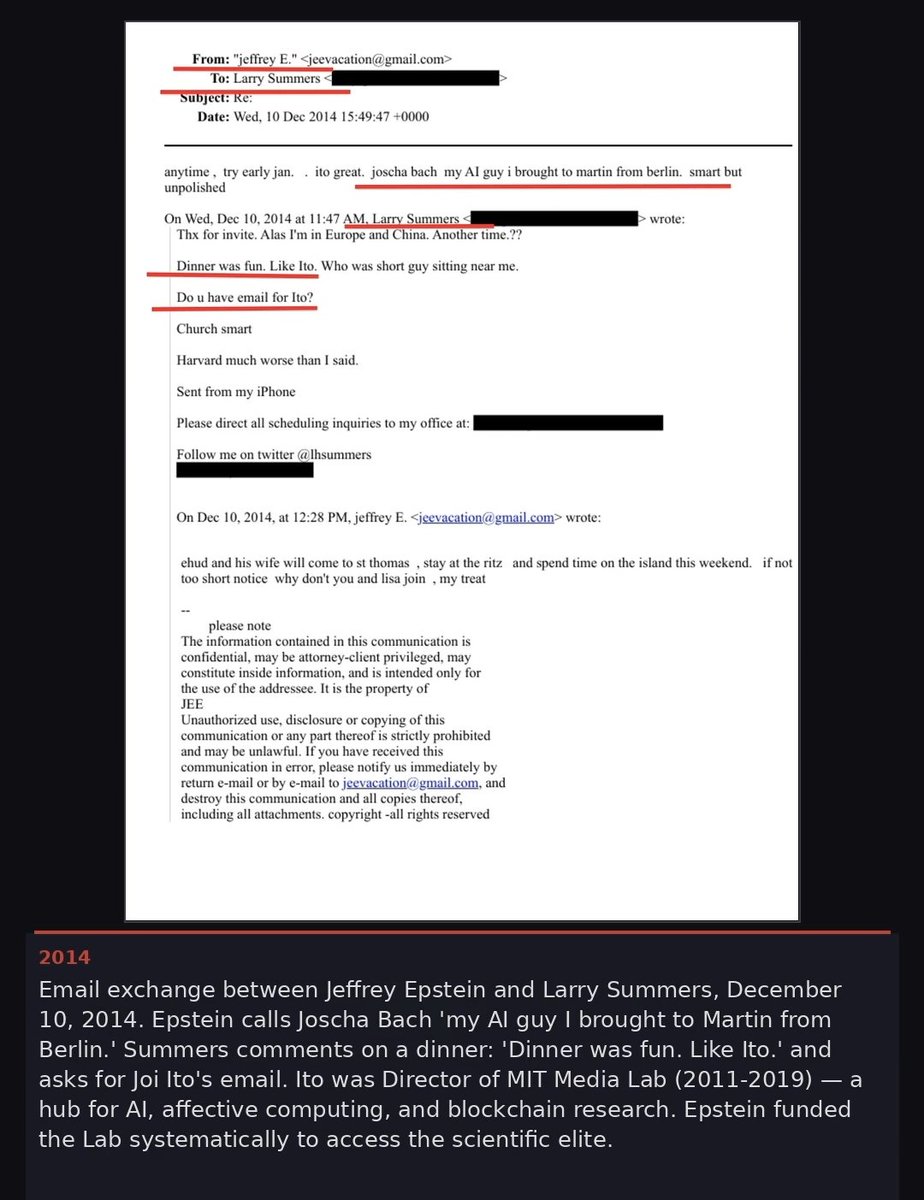 1 Email Epstein - 2013: AGI  and Human Control
2013: Jeffrey Epstein was already obsessed with AGI and decoding human learning algorithms. He viewed intelligence not as a tool for humanity, but as a system to be controlled and manipulated.  Is this the blueprint OpenAI is still