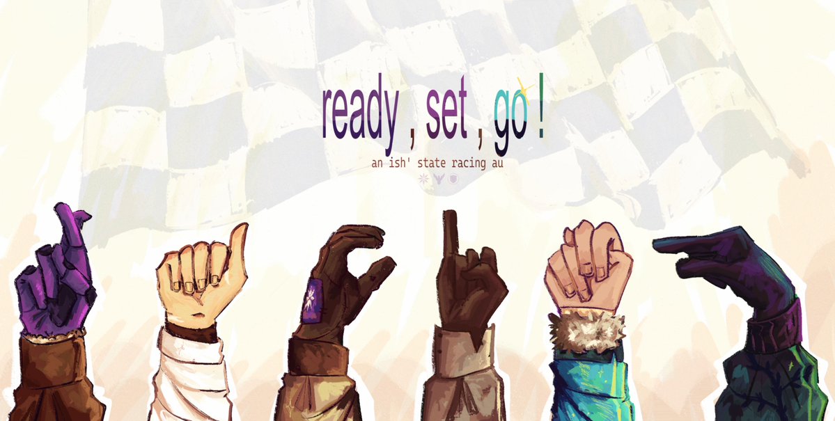 — STATE RACING AU ! tweet media