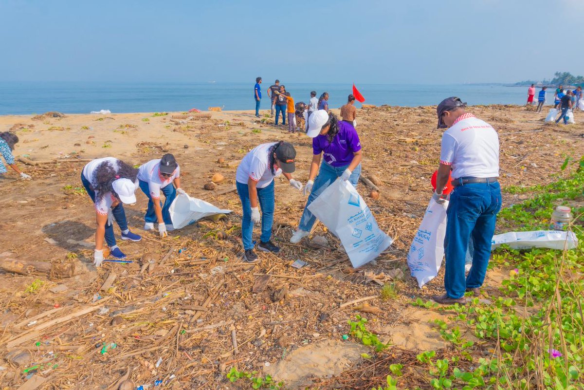 CargillsPLC's tweet photo. In celebration of World Recycling Day, Cargills Food and Beverage Ltd. through its brands KIST and Knuckles, adopted Crow Island Beach and conducted a volunteer-led clean-up in partnership with Clean Ocean Force and the Marine Environment Protection Authority (MEPA).

The initiative focuses on the long-term protection and preservation of the coastal environment. As part of the programme, the beach will be maintained daily with the support of dedicated caretakers, while also supporting their livelihoods by providing meaningful income opportunities.

Volunteers from Cargills, together with teams from the Interact Club of Colombo and Clean Ocean Force Community in Negombo (Sri Vimukthi Women’s Association), worked to remove plastic and other pollutants from the beach.

The event also marked the launch of Sri Lanka’s first tethered bottle cap by Knuckles, designed to stay attached to the bottle after opening, helping reduce plastic waste and improve recycling.

#WorldRecyclingDay #Cargills #Knuckles #KIST #CleanOceanForce #Sustainability #EnvironmentalConservation #CoastalProtection
