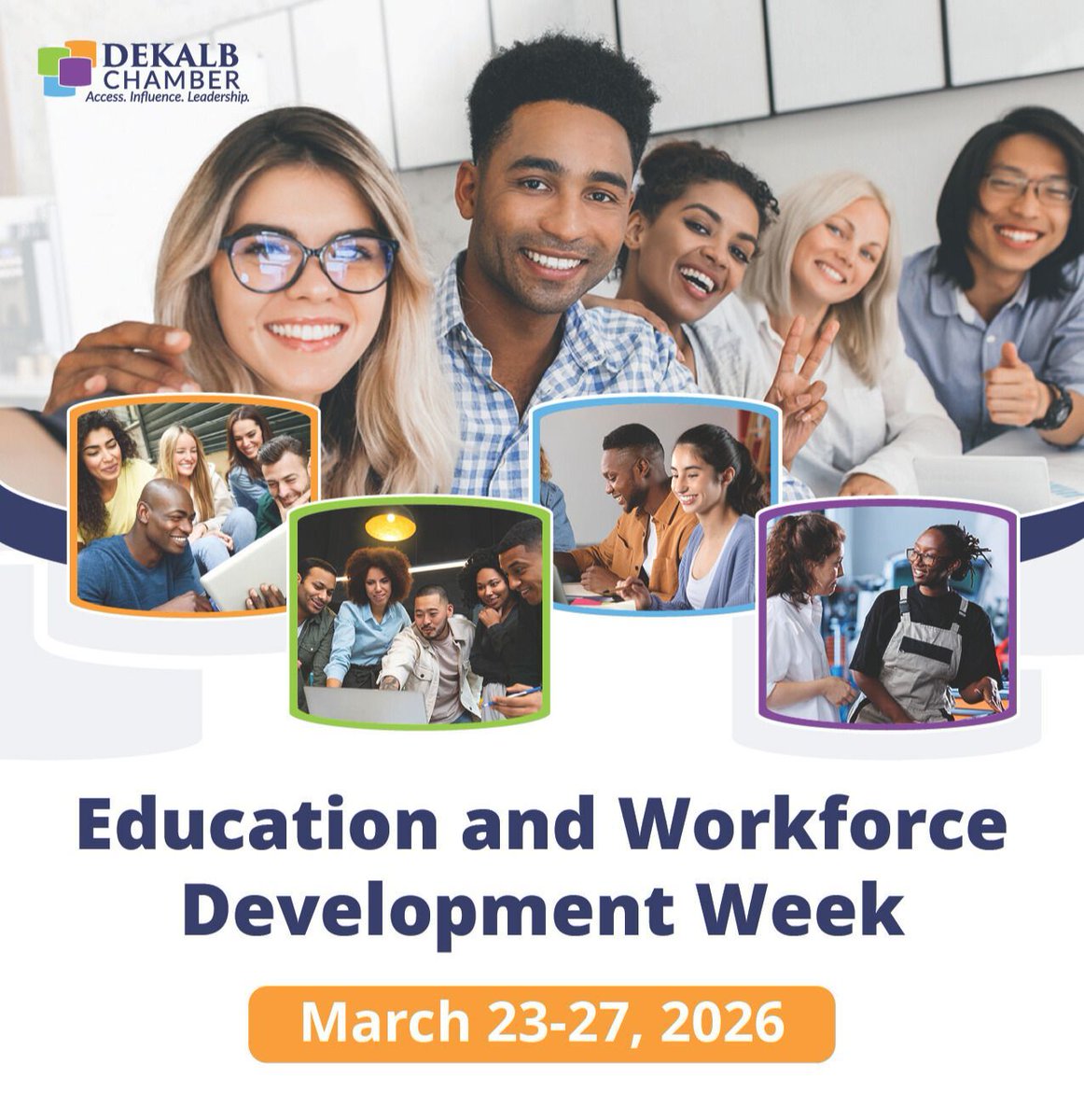 dekalbchamber's tweet image. Join DeKalb Education &amp;amp; Workforce Development Week (March 23–27) - a series of events highlighting K-12 innovation, workforce training &amp;amp; career pathways.

Register now: buff.ly/DNNEKDf 

#DeKalbChamber #WorkforceDevelopment #Education