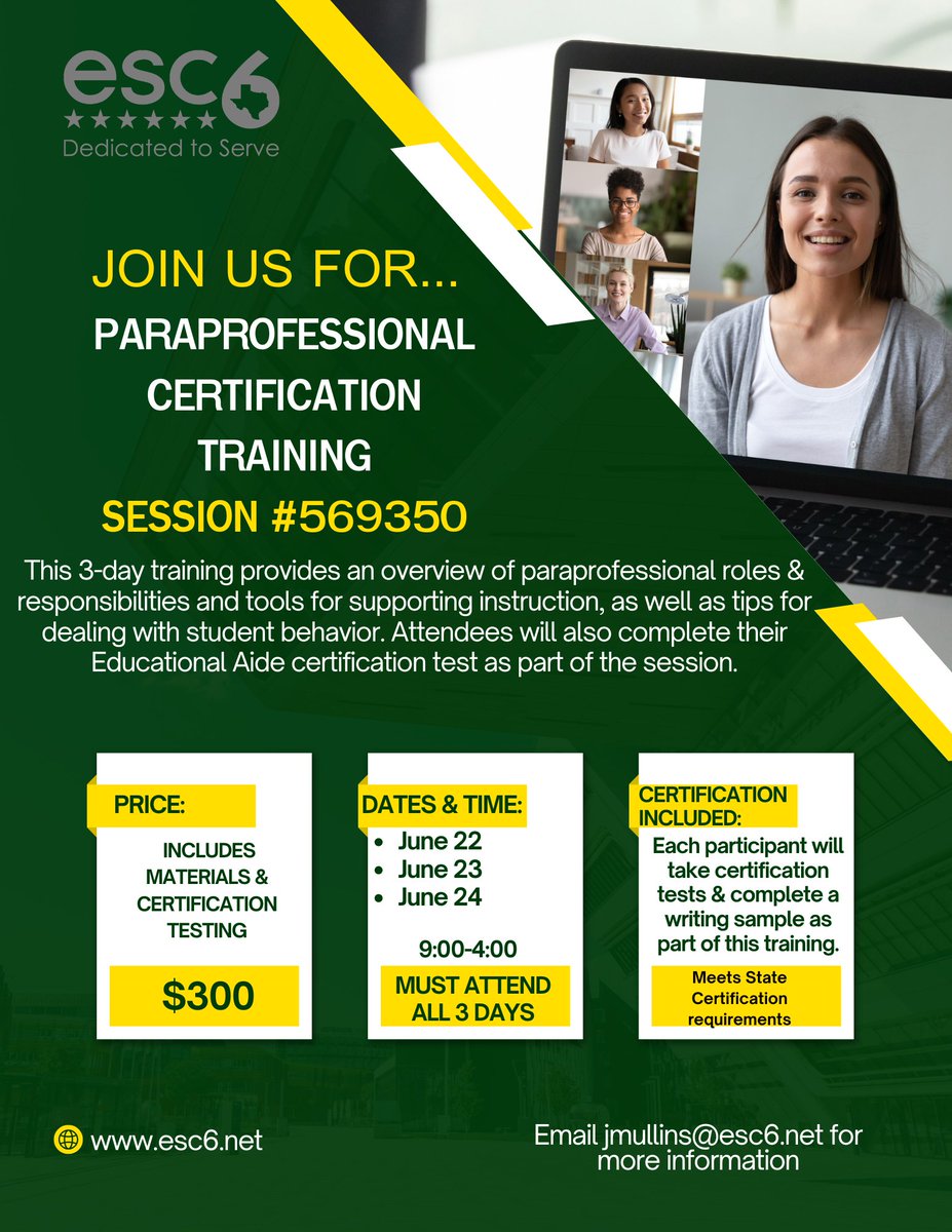 Region 6 ESC tweet media