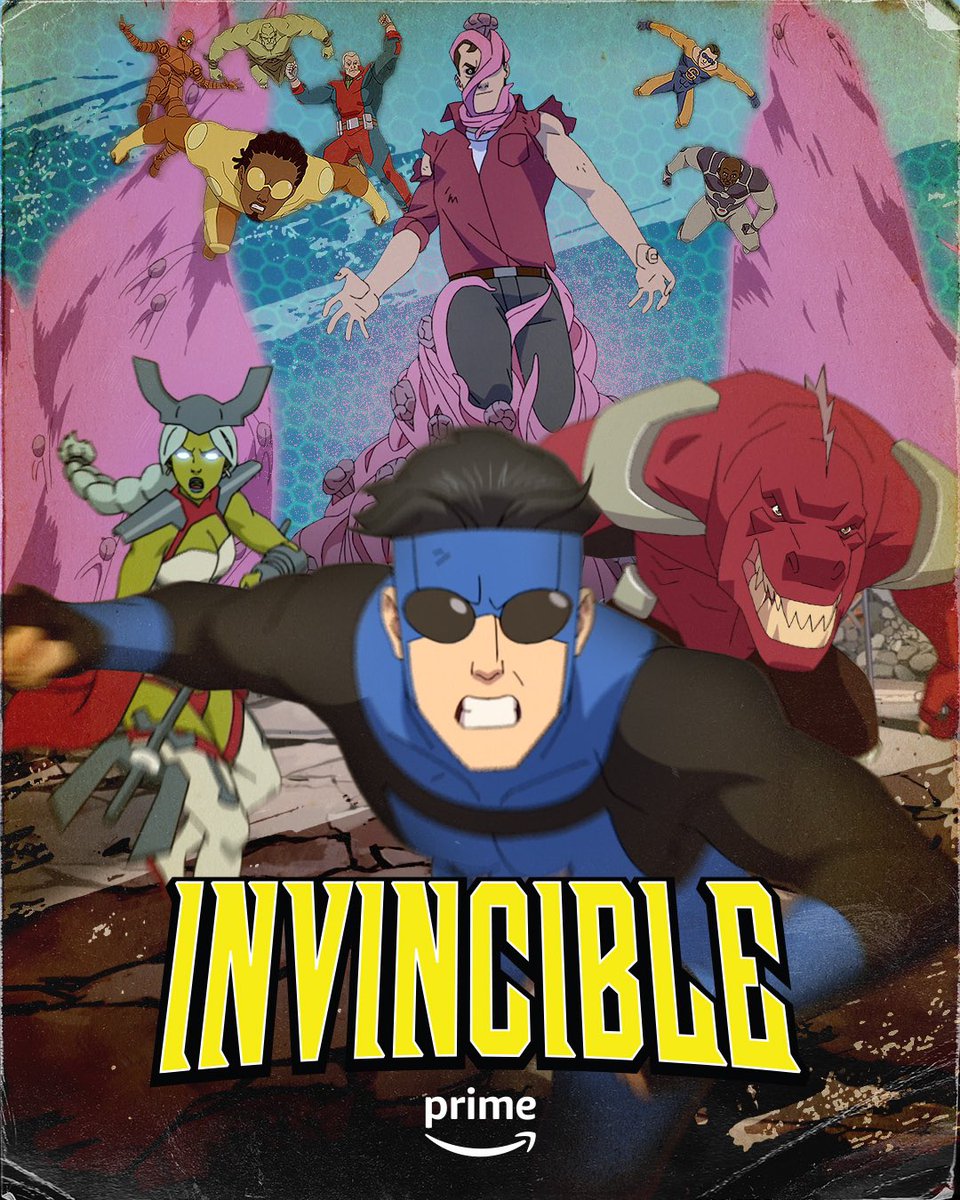 Exclusive poster for the first 3 episodes of ‘INVINCIBLE’ Season 4.

Now streaming on Prime Video.