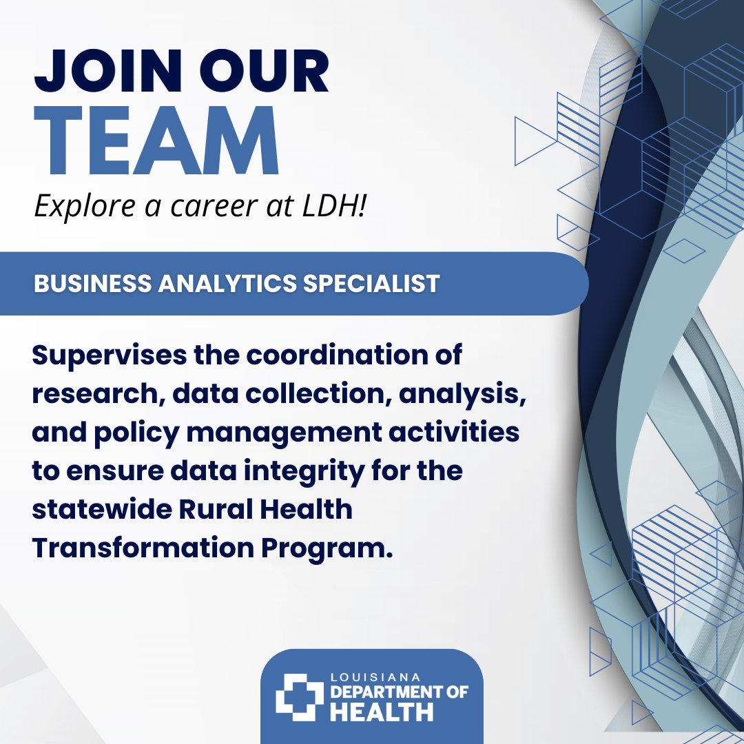 Louisiana Department of Health tweet media