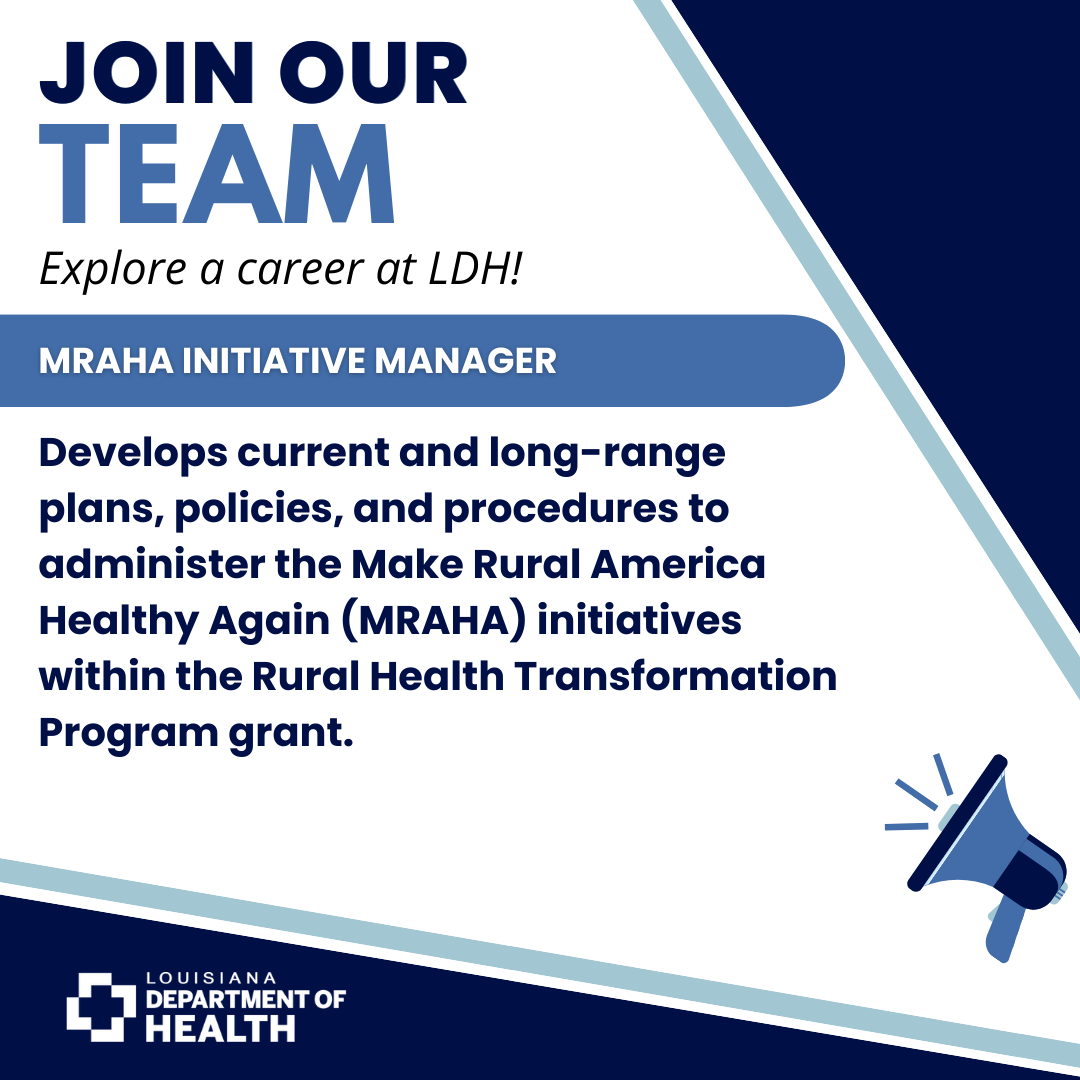 Louisiana Department of Health tweet media