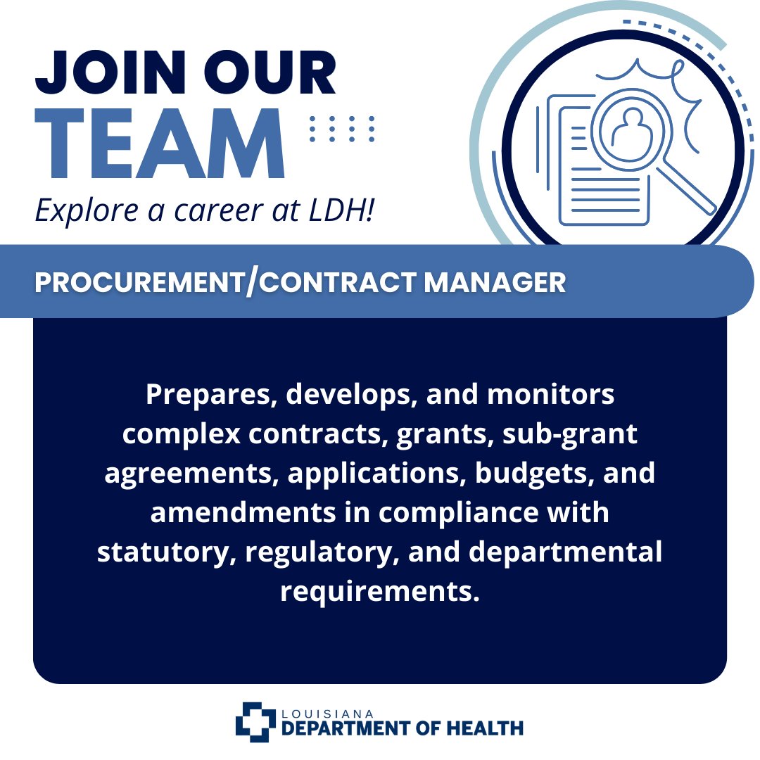 Louisiana Department of Health tweet media