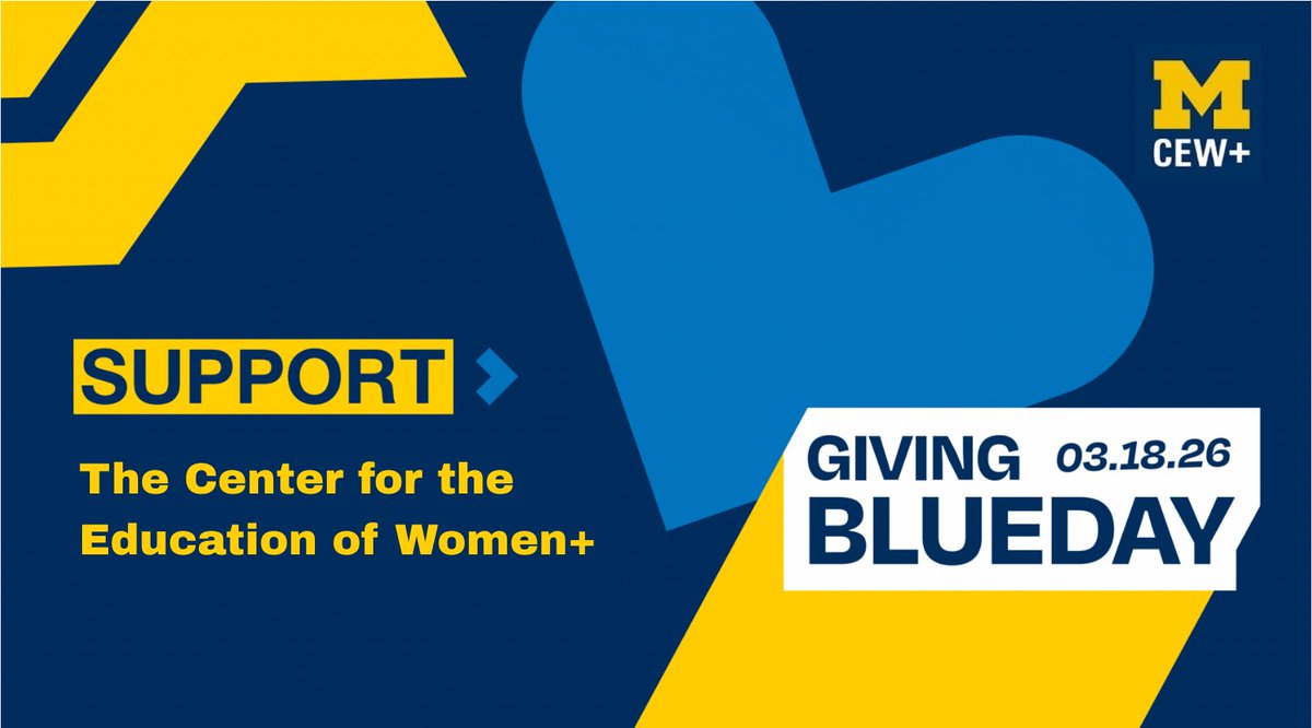 CEW+ at U-M tweet media