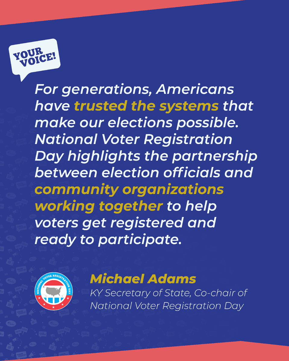 National Voter Registration Day tweet media