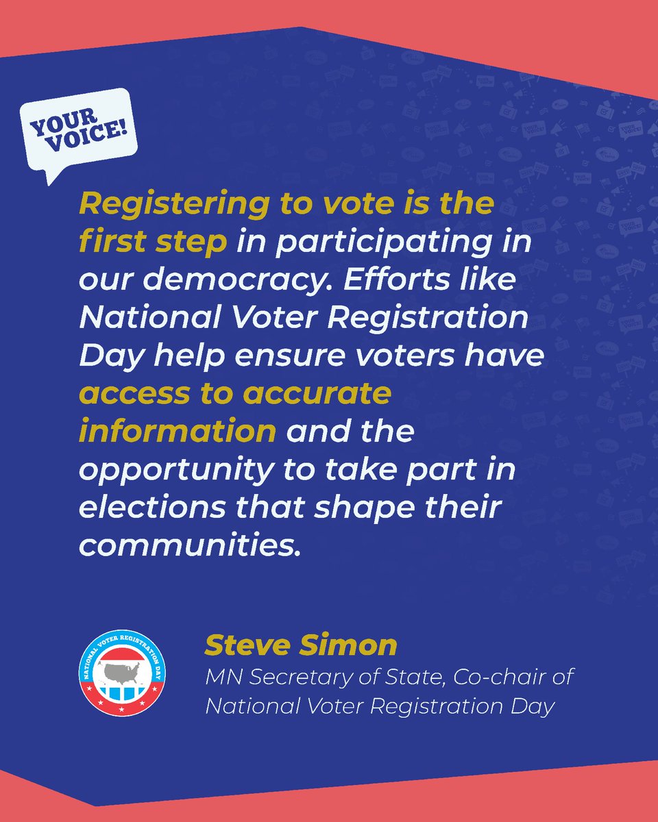 National Voter Registration Day tweet media