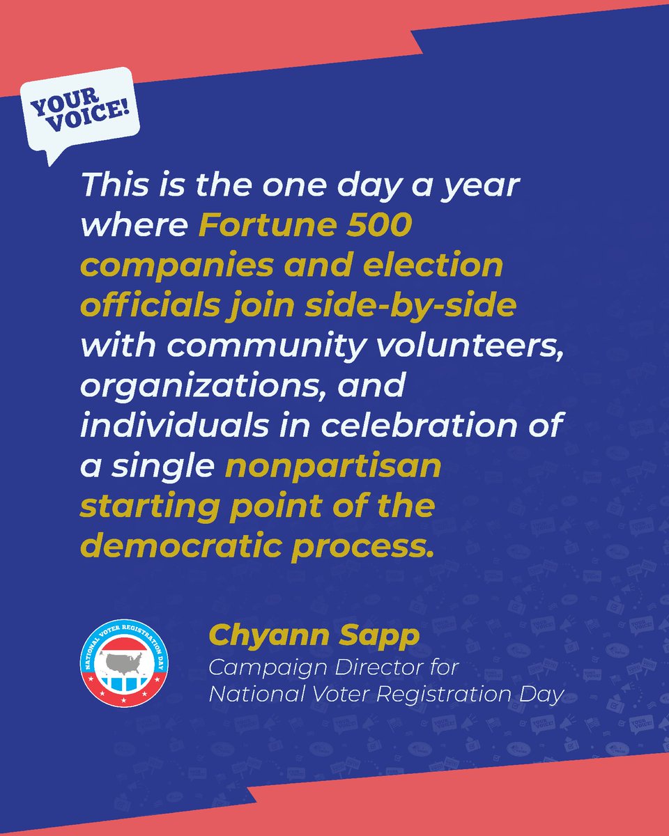 National Voter Registration Day tweet media