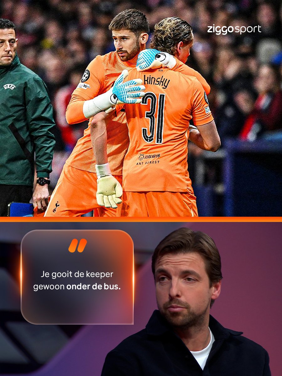 ZiggoSport's tweet photo. Tim Krul beschermt Kinský 🤝❤️
⚔️ Tottenham - Atlético Madrid
⏰ Vanavond, 20:55 uur
🍿 Ziggo Sport 3
#ZiggoSport #UCL #TimKrul https://t.co/ENyNe3smgG