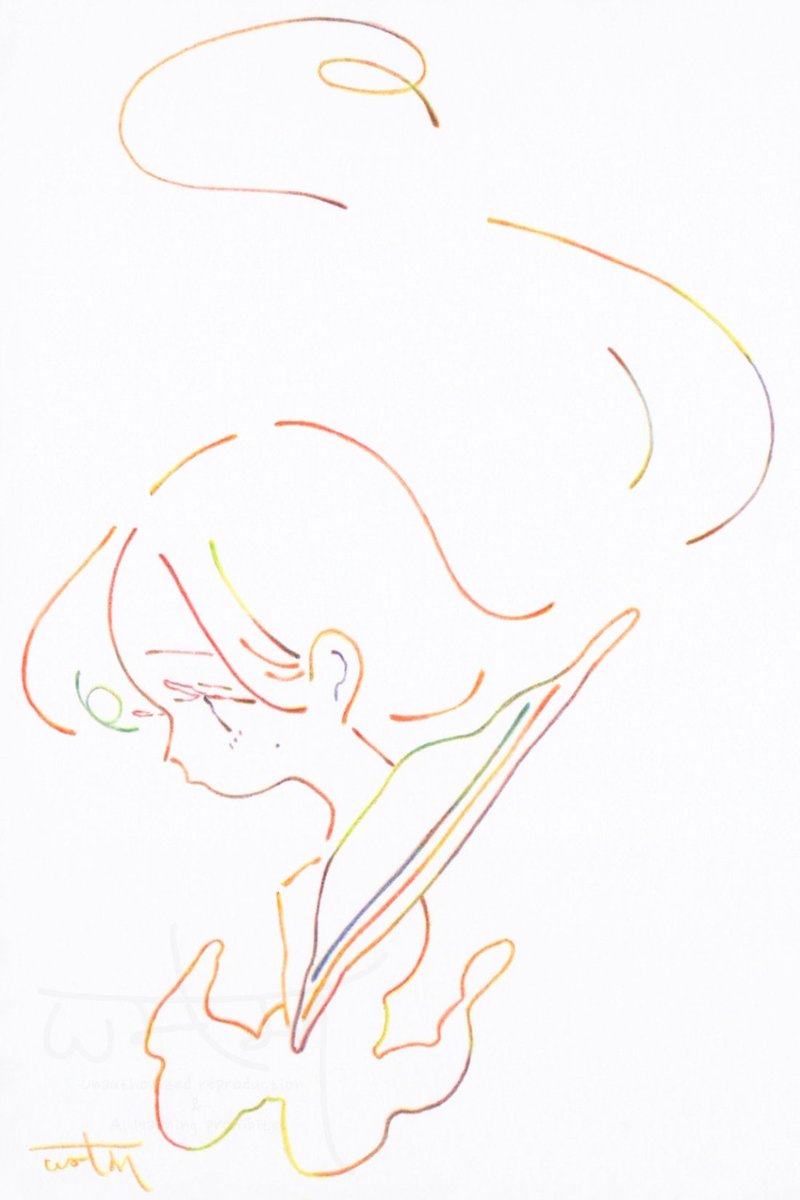 「drawing」|watariのイラスト
