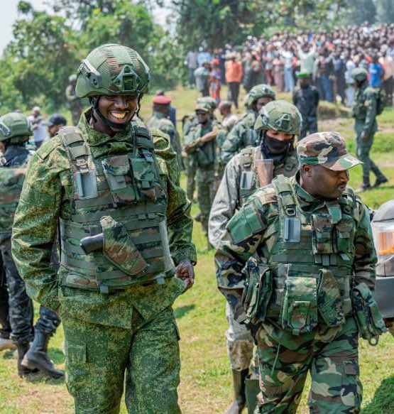 Rutshuru25's tweet photo. #M23/#AFC
Notre guerre n'est pas  pour les médailles, c'est une guerre pour exister.
On défend notre sang, notre terre, notre avenir.
Et tant qu’il restera un seul lion debout, #FDLR. #FARDC #Wazalendo  n’auront JAMAIS la victoire. https://t.co/MuEgk0thow