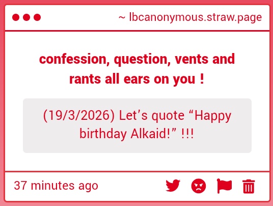 LBC Anonymous ✉️ tweet media