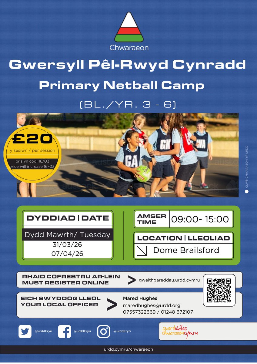 Urdd Eryri tweet media
