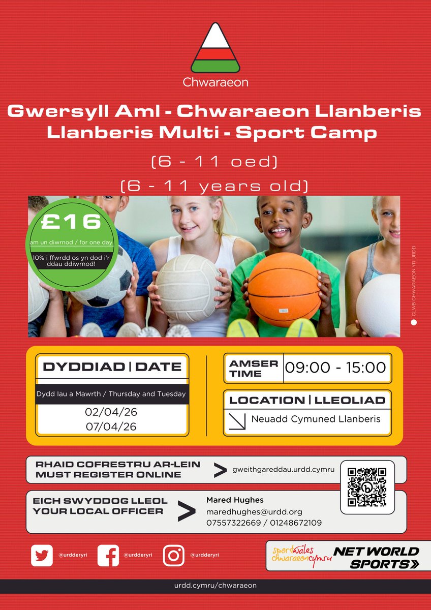 Urdd Eryri tweet media