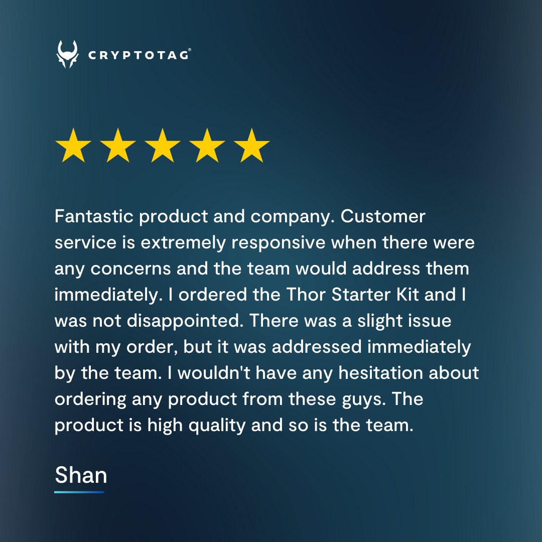 CRYPTOTAG | Seed Phrase Storage tweet media