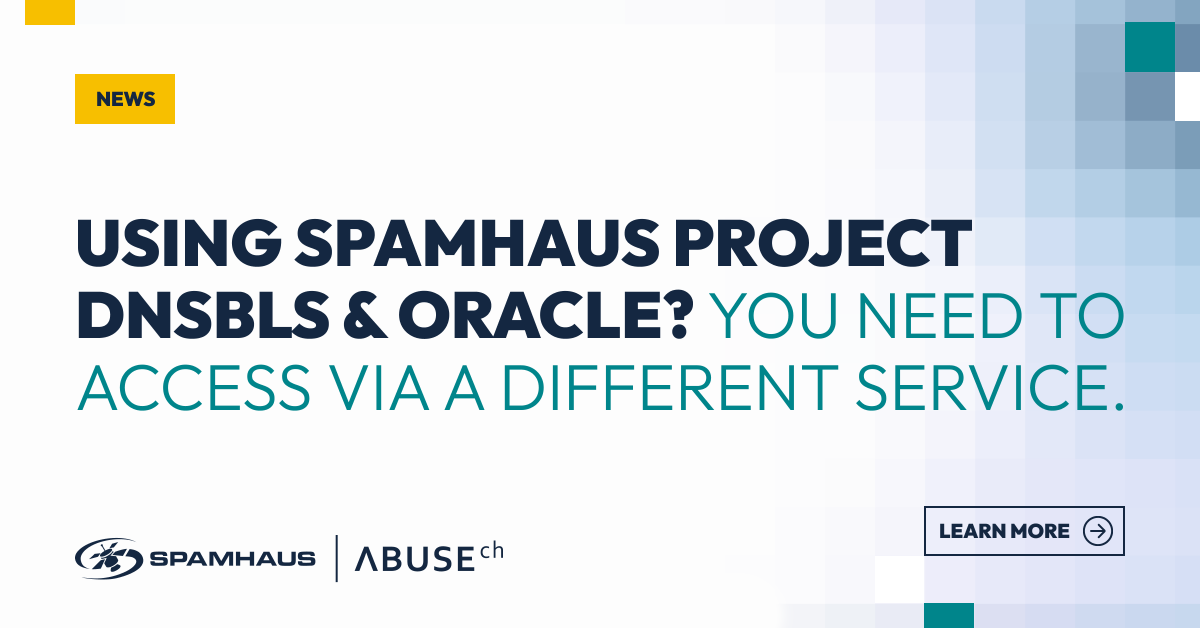 Spamhaus Technology tweet media