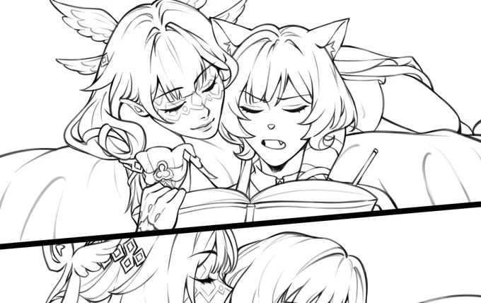 this fuckass lineart took me 1 month 