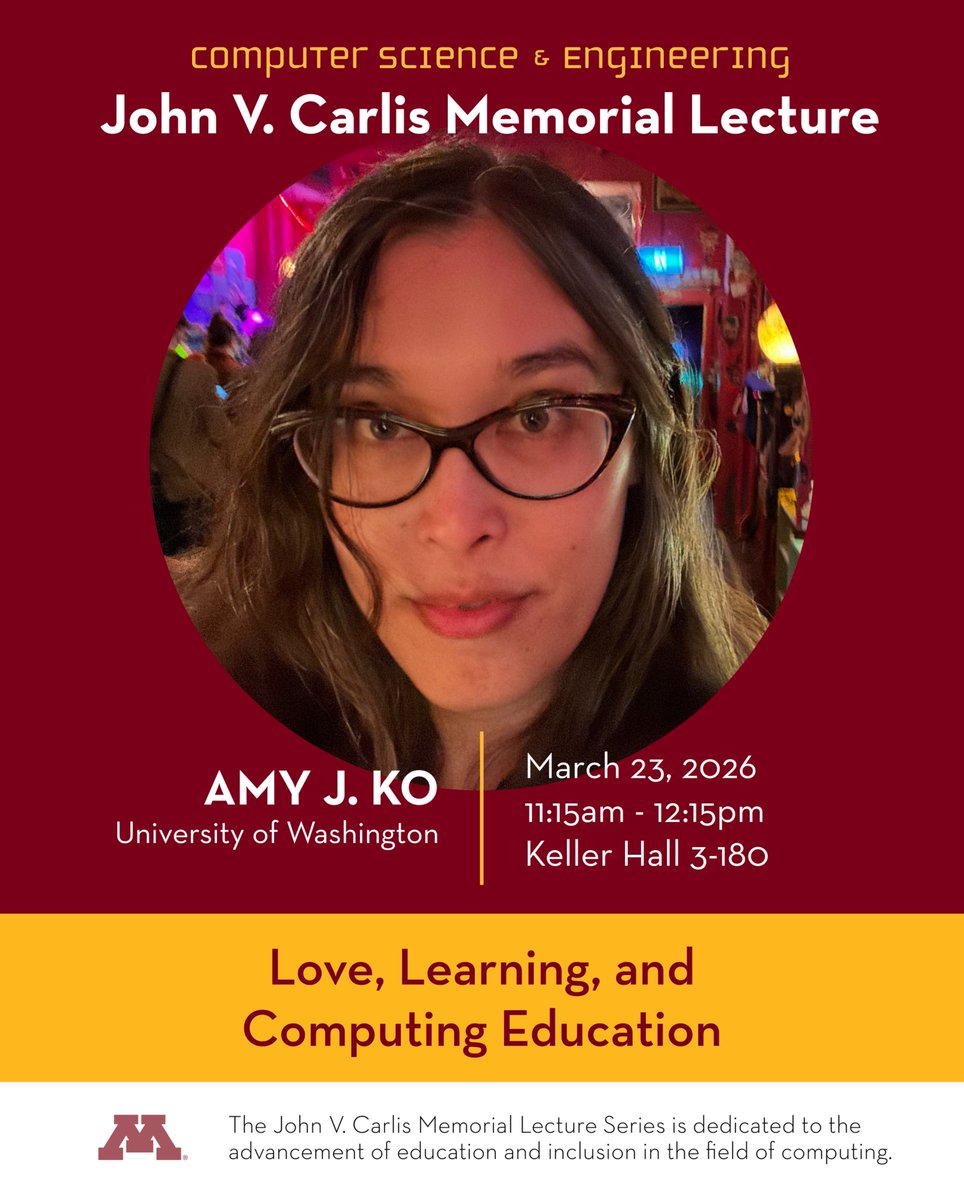 UMN Computer Science & Engineering tweet media