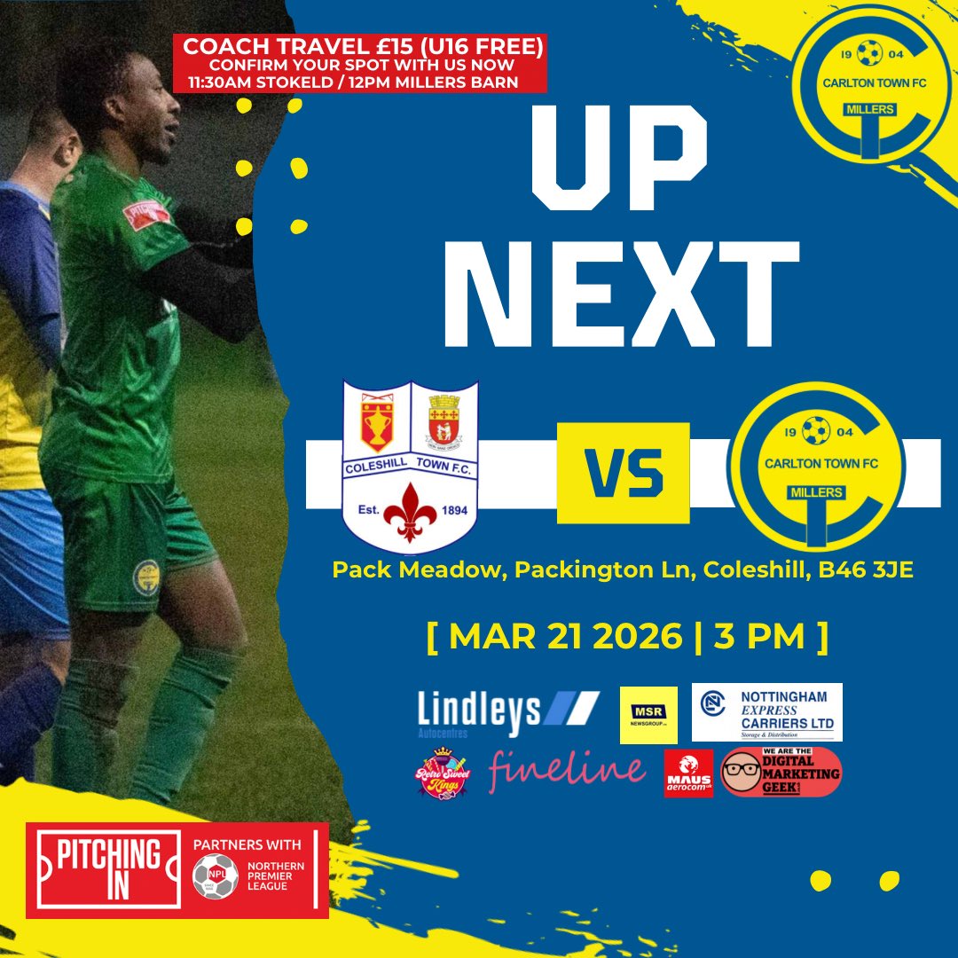 Carlton Town FC tweet media