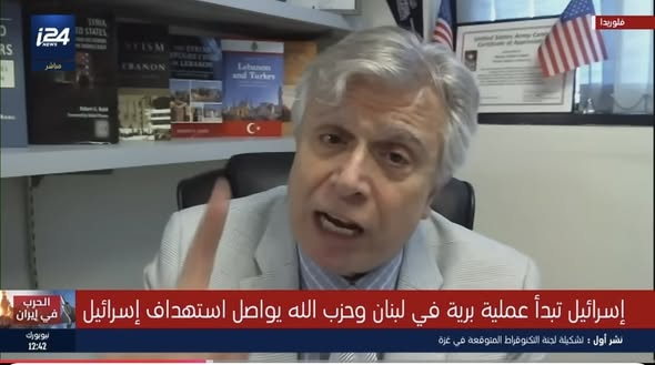 robertgrabil's tweet image. Contacted by Israel #i24 news to debate an attorney of international law on Israel-Lebanon ongoing confrontation.
The views and statements of the guest were warped and deeply anti-Zionist and anti-American. The following is my response to his accusations and views.
Do not call