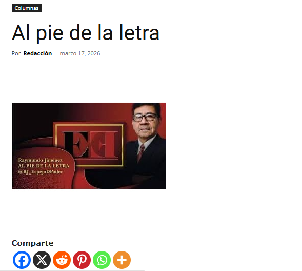 Espejo del Poder tweet media