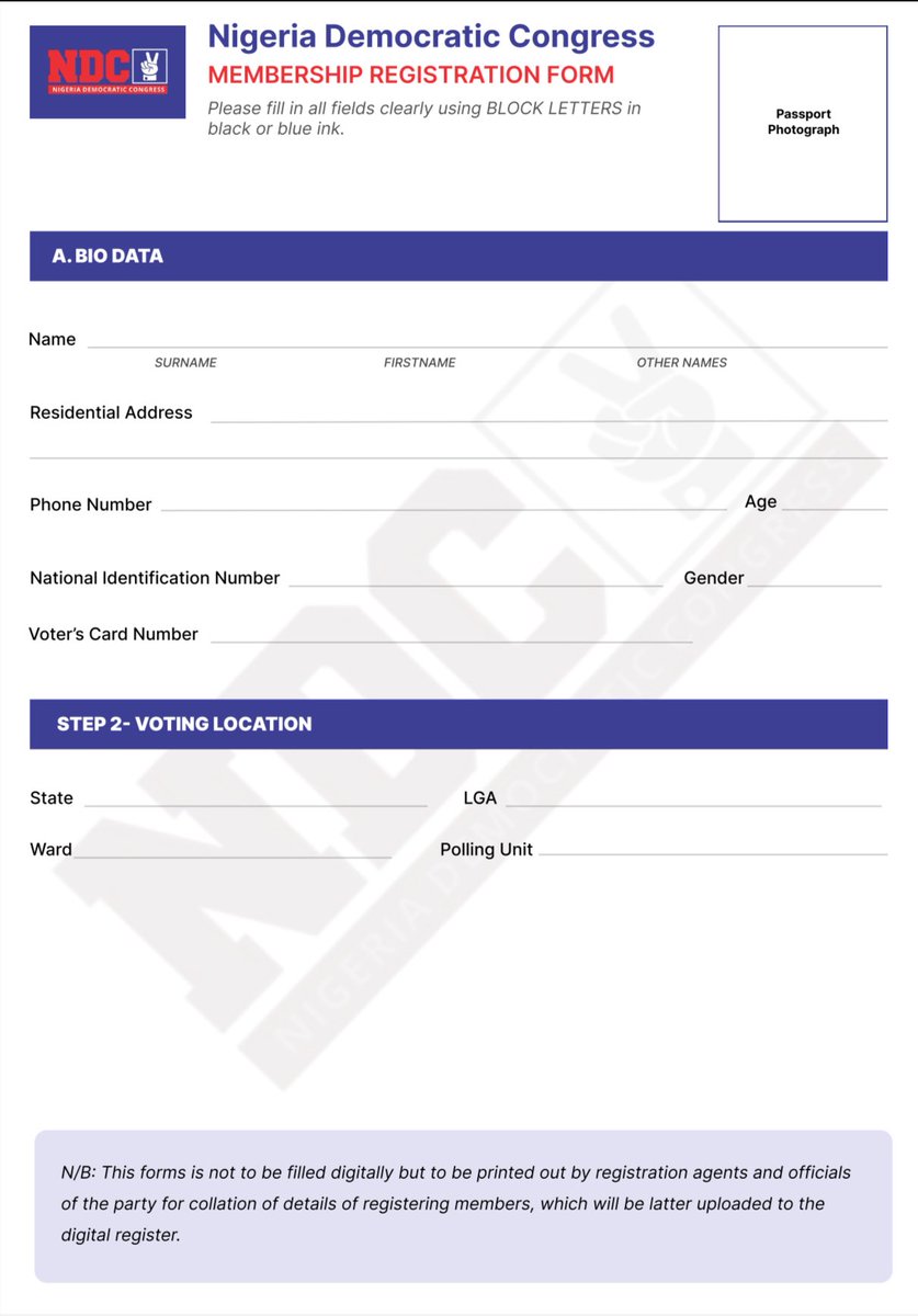 Nigeria Democratic Congress tweet media