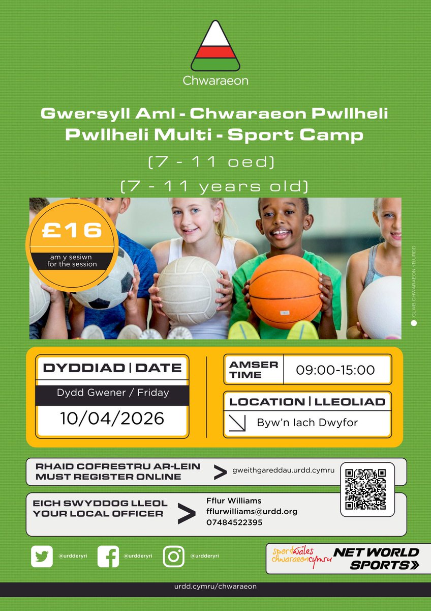 Urdd Eryri tweet media