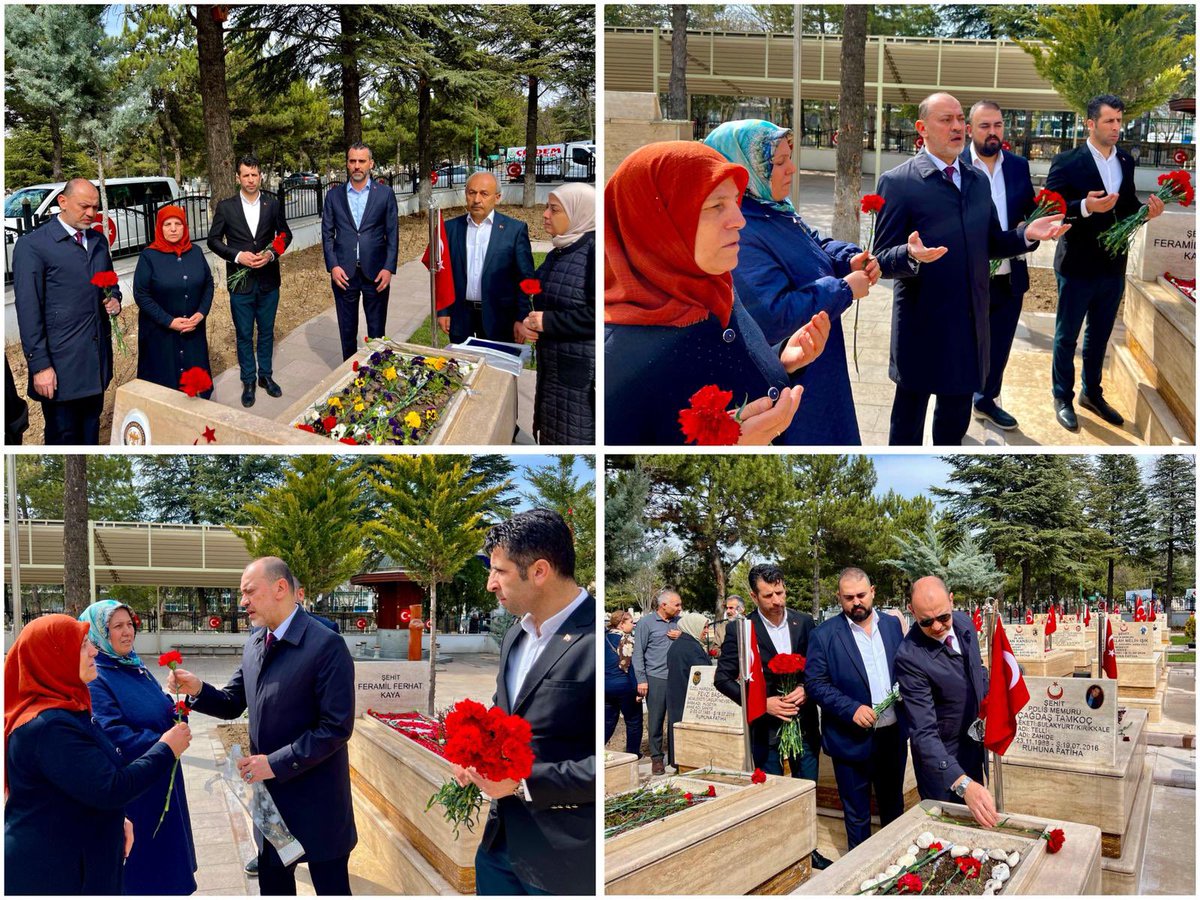 18 Mart vesilesiyle şehitlerimizi anmak için; İlçe Başkanımız <a href="/ekremyuce06/">Dr. Ekrem Yüce</a> , Kadın Kolları Başkanımız <a href="/MehtapY0647/">Mehtap Yıldırım</a> ,Yürütme ve Yönetim Kurulu üyelerimizle birlikte şehitliğimizi ziyaret ettik.

Çanakkale ruhu; birlik, beraberlik ve vatan sevgisinin en güçlü nişanesidir. Dün