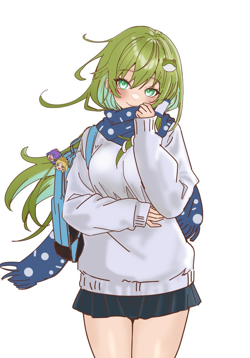 シャドバン解除されないので、健全イラストをあげてみようシリーズ

マフラーしてる早苗さん 