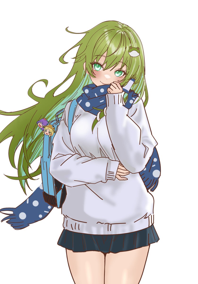 シャドバン解除されないので、健全イラストをあげてみようシリーズ

マフラーしてる早苗さん 