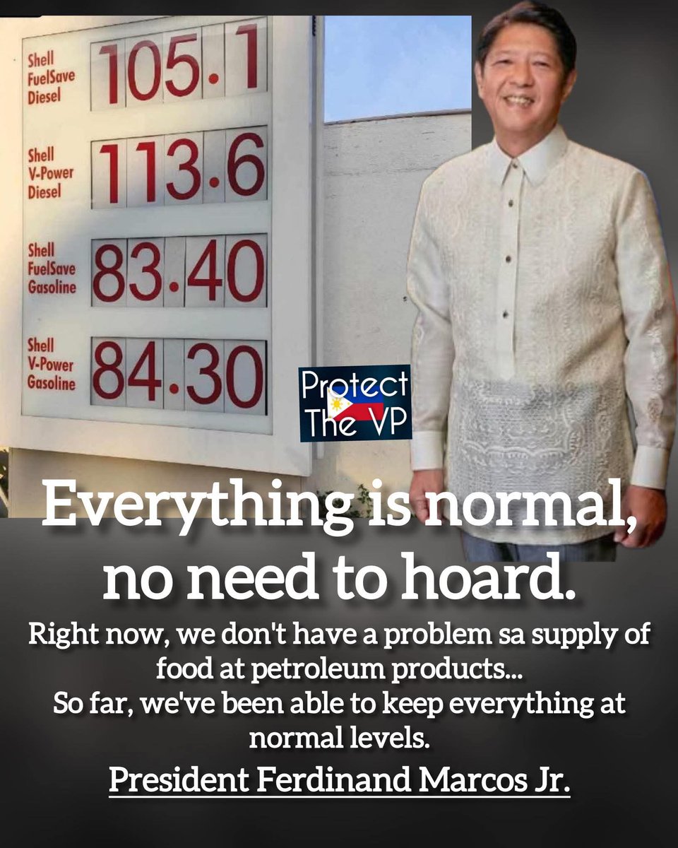 Normal lang sa isang Presidente na walang malasakit sa Pilipinas at sa mamayang Pilipino!