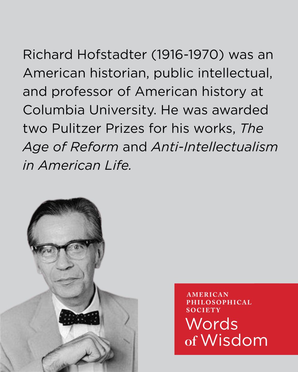 AmPhilSociety's tweet image. “Intellect is neither practical nor impractical; it is extra-practical.”

Check in weekly for APS Members' words of wisdom.

#UsefulKnowledge #KnowledgeIsPower #History