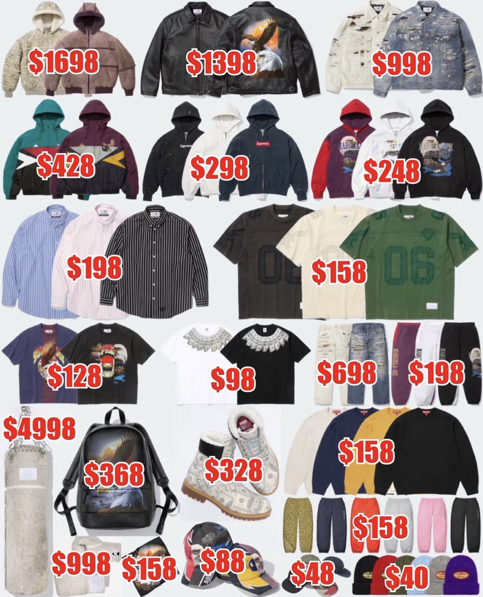 Fixer_x_daikou's tweet photo. 💥 Supreme 26SS Week4 代行受付開始 💥
今週はSupreme® × MM6 Maison Margiela の強力コラボが登場。これより代行受付致します。

🟢 受付締切：3/20（金）23:00

🟢 代行希望はDMにて

🟢 26SSで“3DS非対応のクレカ”でも、依頼者様には個別サポートします。

🟢 フォロー＆本投稿RPで《5名様に無料代行》
（前回体調不良で実施できなかった分、今回はしっかり還元します）
⚠️ 募集枠には限りがあります。規定数に達し次第、受付を締切ります。

#Supreme代行
#代行