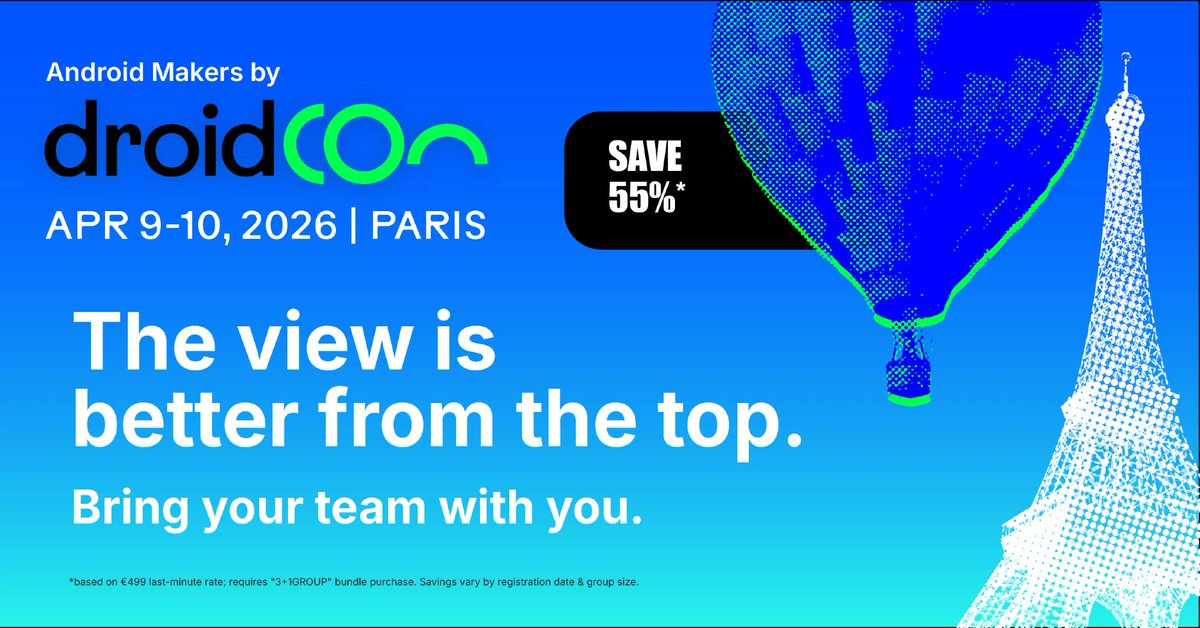 Paris Android User Group (PAUG) tweet media