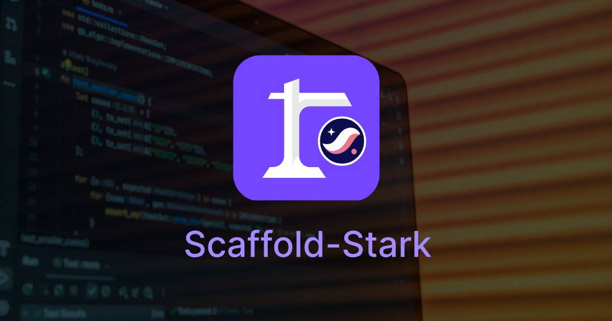 Speedrun & Scaffold Stark tweet media