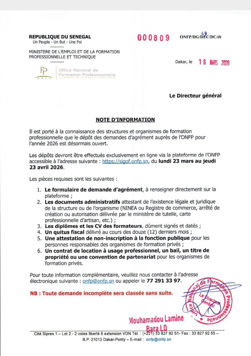 M. Lamine Bara LO tweet media