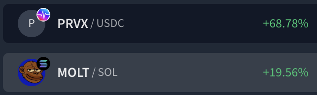 ianheinischmma's tweet image. My portfolio’s ripping higher every day! 💹

If you’re not multi-chain…
you’re getting left behind.
#PRVX #MOLT