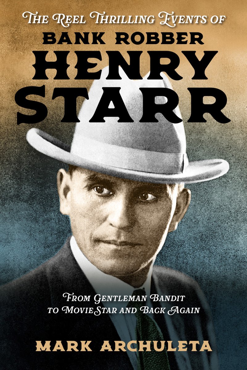 UNTPress's tweet photo. We're excited to announce that Mark Archuleta's THE REEL THRILLING EVENTS OF BANK ROBBER HENRY STARR has won the Western Writers of America Spur Award for Best Western Biography! Pick up your own copy at https://t.co/H2rpWkSujt, now available in paperback! https://t.co/1RSvVvtyEN