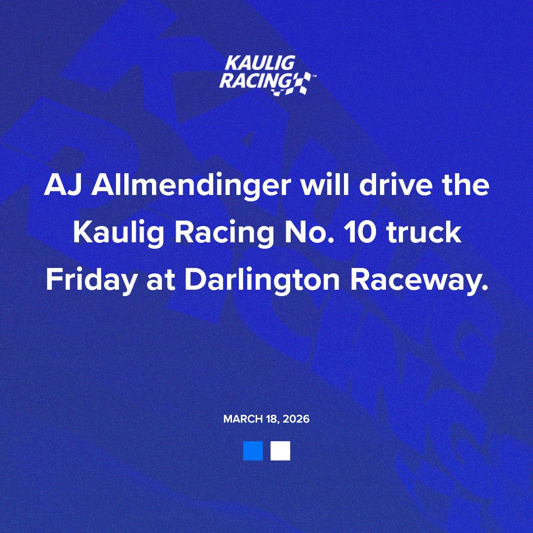 Kaulig Racing tweet media