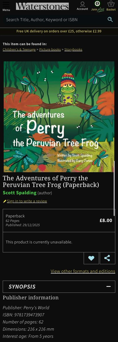 My book has passed the required checks for stocking in Waterstones, now it just needs interest &amp; traction, so they will stock it, and this is where I need your help 🙏

Please can you visit your local waterstones and request a copy of my book through them, or ask for it's