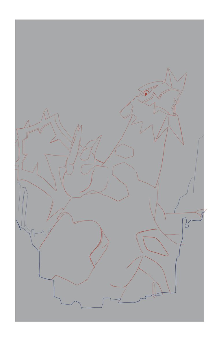virat22zero's tweet photo. Sketch day let sketch something today, show me what you sketched up #sketch #pokemonart #baxcalibur #art #artist https://t.co/18qcRjbu0M