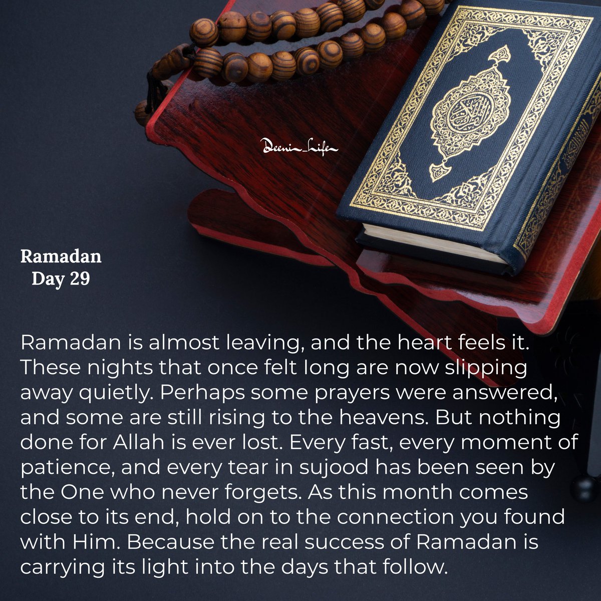 Deeni_life's tweet photo. #Ramadan Day 29 https://t.co/0M7Ku8mWYb