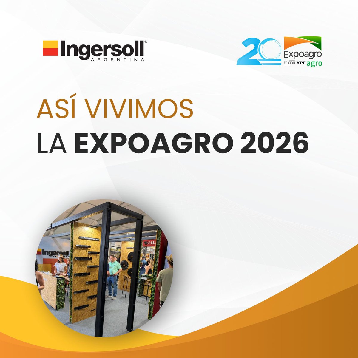 IngersollArg's tweet photo. ✨ Ingersoll S.A. dijo presente en Expoagro 2026

Fueron cuatro días de intensos encuentros, charlas y nuevas oportunidades junto a clientes, colegas y profesionales de la industria que se acercaron a nuestro espacio. 🫱🏻‍🫲🏼🌎 https://t.co/csxgWKP1qt
