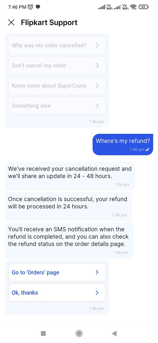 jitumaiet's tweet photo. @flipkartsupport I m receiving below msg only from last 3 days. Request do the needful on priority. https://t.co/Jx25hx483H