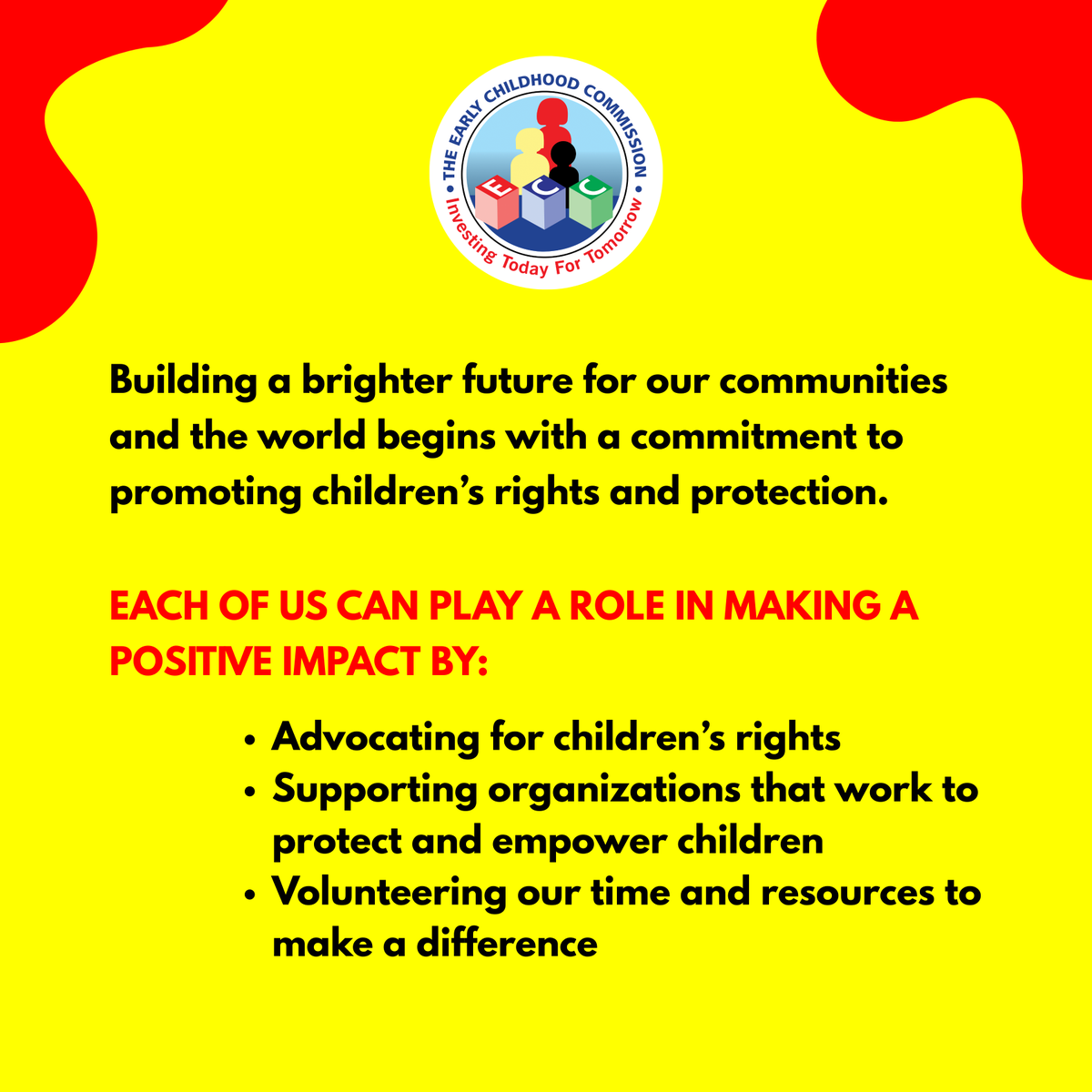 Early Childhood Commission tweet media