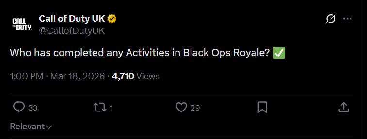R4DI4RT's tweet photo. Expection vs Reality.
#Treyarch thought it's a smart move to delete the fan favorite #Callofudty #Warzone #Verdansk #BattleRoyale in March 2026 for their #blackops #Blackout 1.5 Mode. https://t.co/YPMmFY6AdH